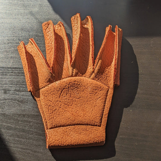 Premium Hammer Gloves: Burnt Orange Bison College