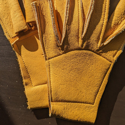 Premium Hammer Gloves: Yellow Elk